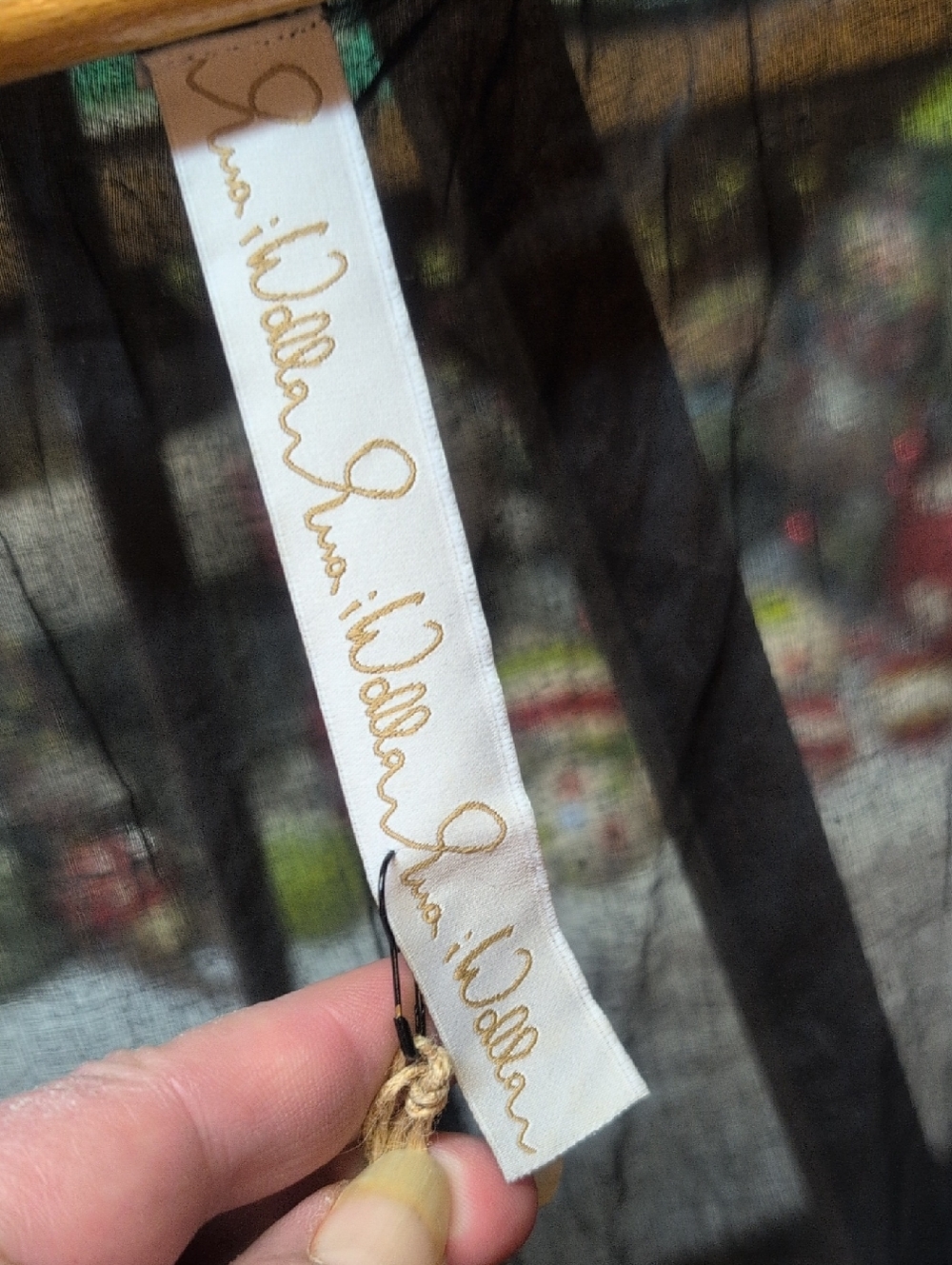 NWTO Ewa I Walla 100% Crinkle Voile Cotton Tie Tunic - Picture 5 of 11